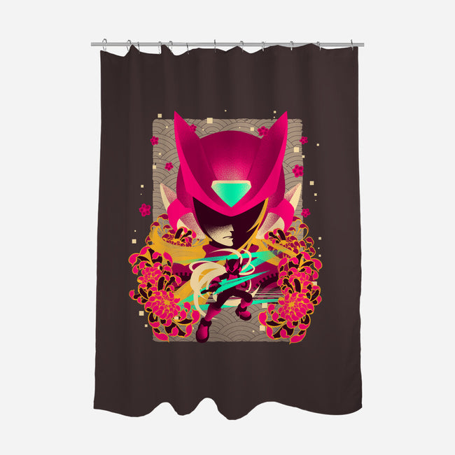 Zero Memories-none polyester shower curtain-hypertwenty