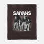 The Saiyans-none fleece blanket-trheewood