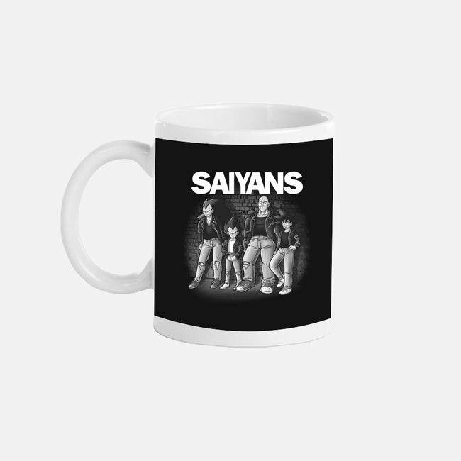 The Saiyans-none glossy mug-trheewood