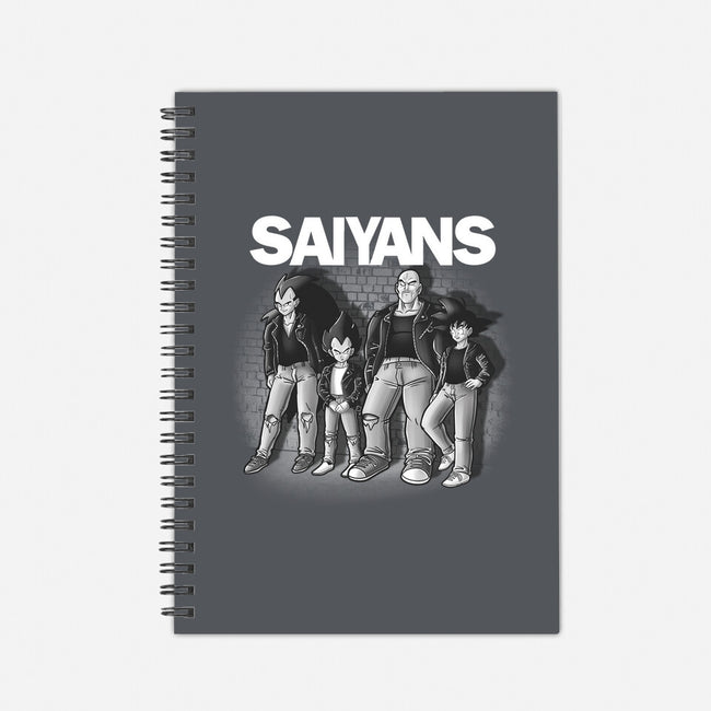 The Saiyans-none dot grid notebook-trheewood