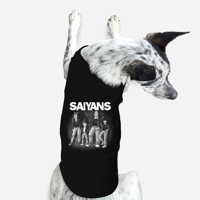 The Saiyans-dog basic pet tank-trheewood