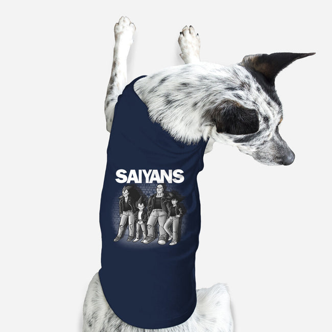 The Saiyans-dog basic pet tank-trheewood
