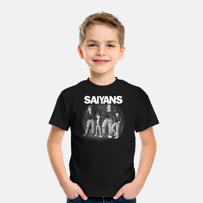 The Saiyans-youth basic tee-trheewood