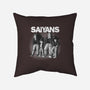 The Saiyans-none removable cover w insert throw pillow-trheewood