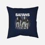 The Saiyans-none removable cover w insert throw pillow-trheewood