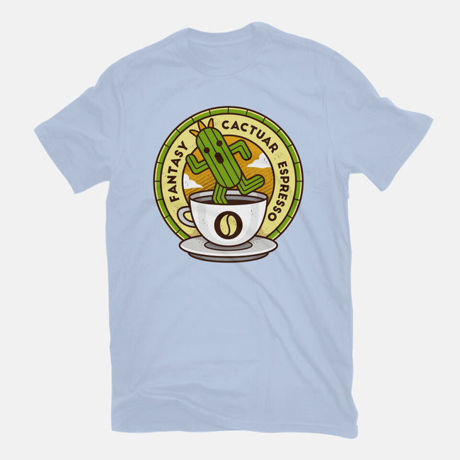 Cactuar Espresso Coffee-womens fitted tee-Logozaste