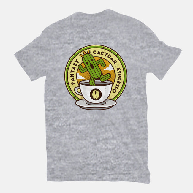 Cactuar Espresso Coffee-womens fitted tee-Logozaste