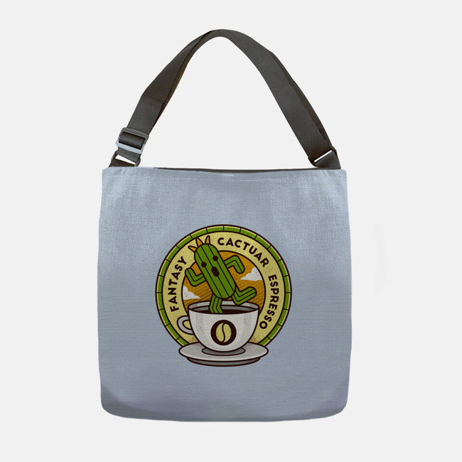 Cactuar Espresso Coffee-none adjustable tote-Logozaste