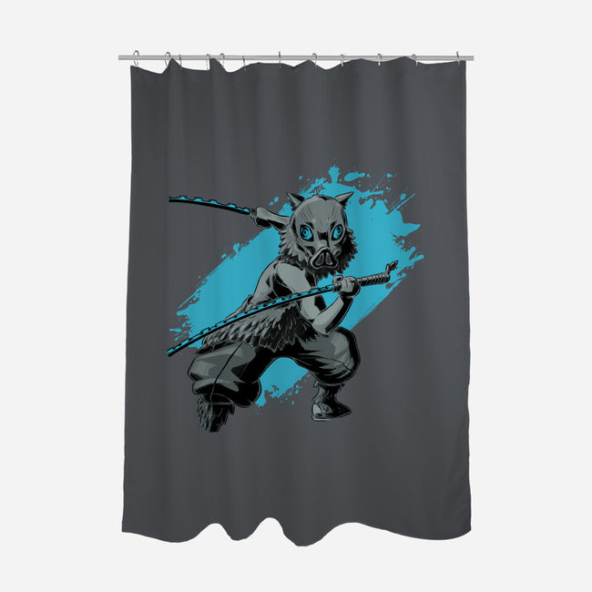 Dark Inosuke-none polyester shower curtain-xMorfina