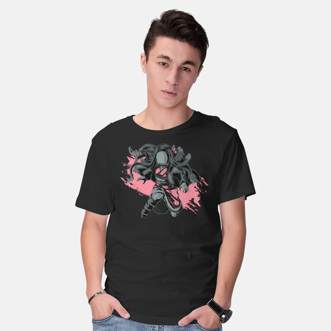 Dark Nezuko-mens basic tee-xMorfina