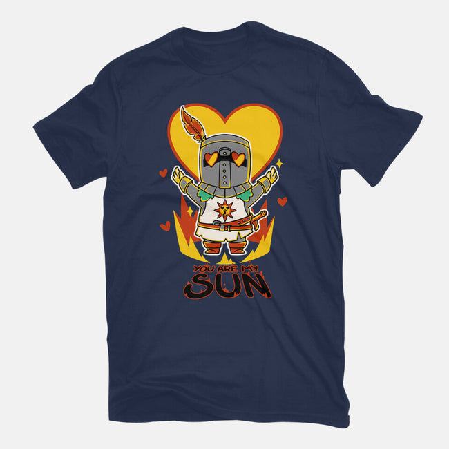 You Are My Sun-womens fitted tee-theteenosaur