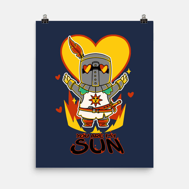 You Are My Sun-none matte poster-theteenosaur