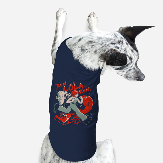 Run, Lola, Run!-dog basic pet tank-estudiofitas