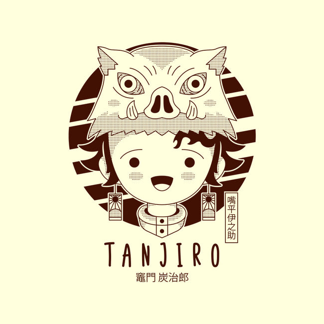 Masked Tanjiro-none basic tote-Logozaste