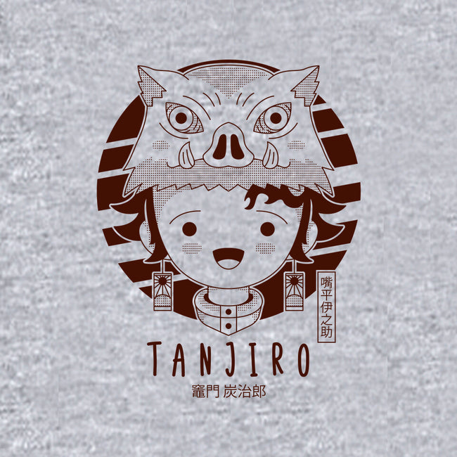 Masked Tanjiro-baby basic onesie-Logozaste
