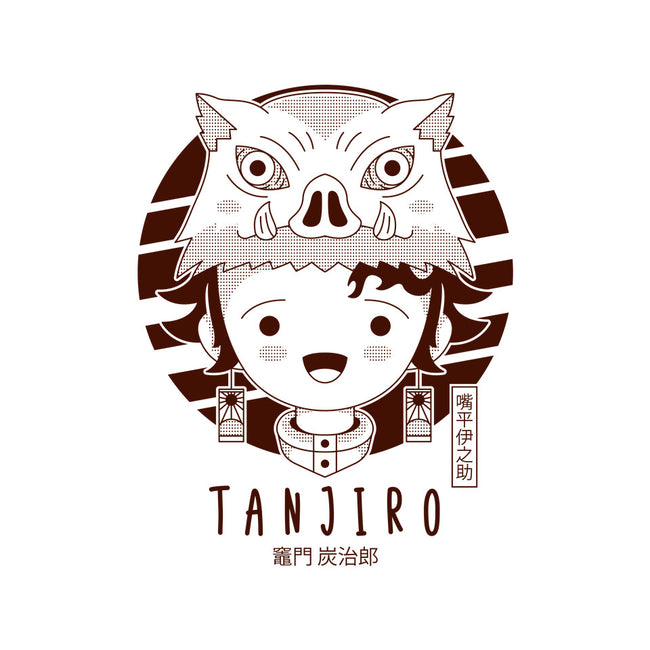 Masked Tanjiro-baby basic tee-Logozaste