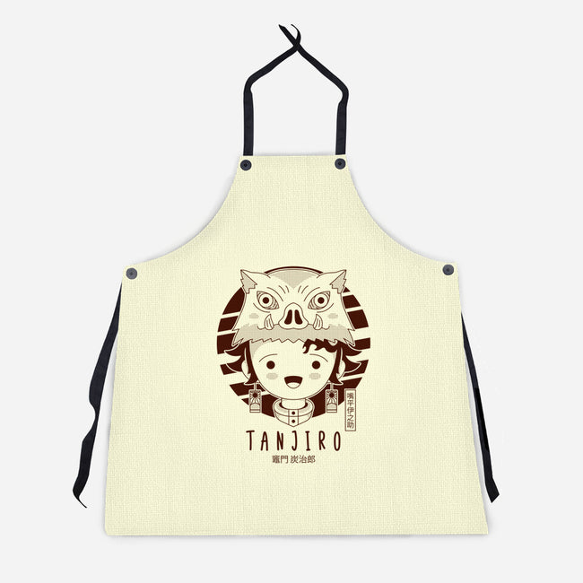 Masked Tanjiro-unisex kitchen apron-Logozaste