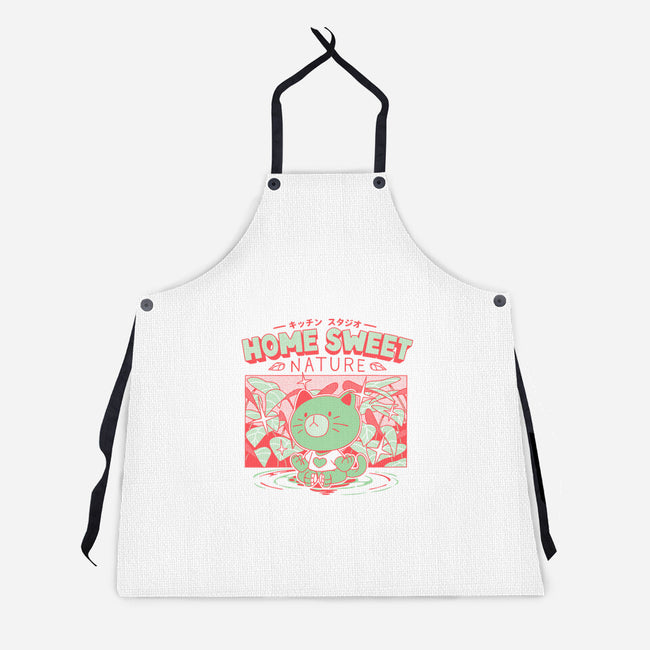 Home Sweet Nature-unisex kitchen apron-ilustrata
