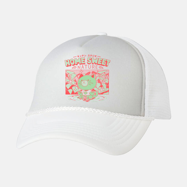Home Sweet Nature-unisex trucker hat-ilustrata