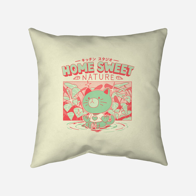 Home Sweet Nature-none removable cover w insert throw pillow-ilustrata