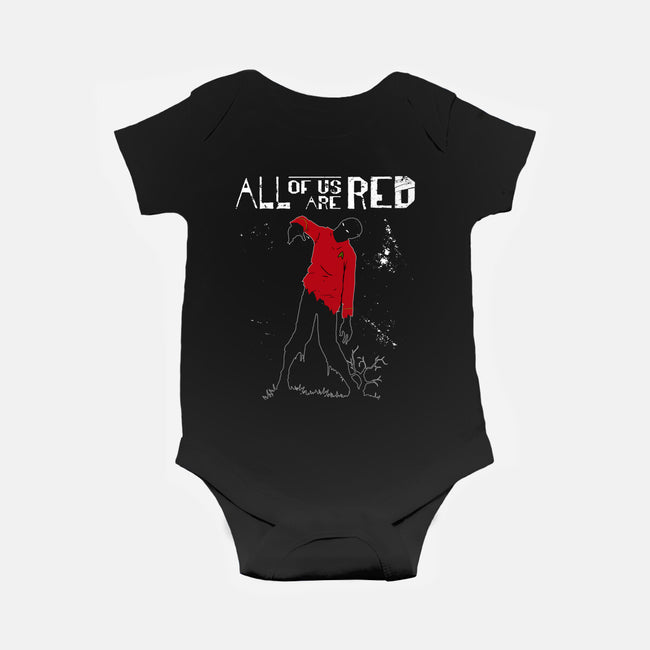 All Of Us Are Red-baby basic onesie-Boggs Nicolas