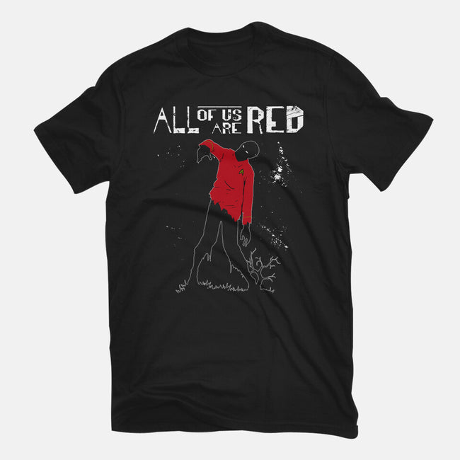 All Of Us Are Red-mens basic tee-Boggs Nicolas