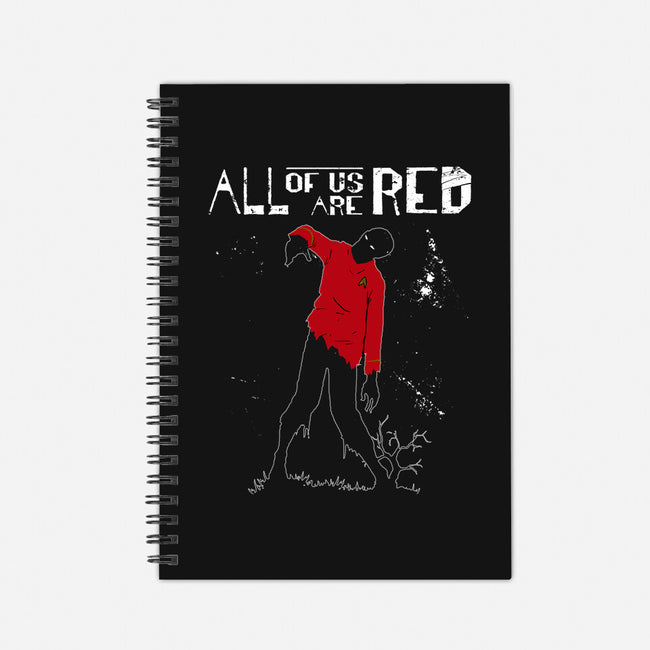 All Of Us Are Red-none dot grid notebook-Boggs Nicolas