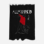 All Of Us Are Red-none polyester shower curtain-Boggs Nicolas