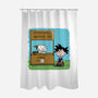 Mystical Beans-none polyester shower curtain-Claudia