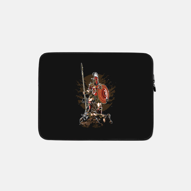 This Is Sparta-none zippered laptop sleeve-ElMattew