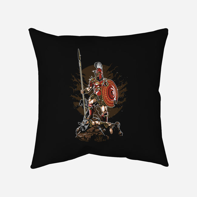 This Is Sparta-none removable cover throw pillow-ElMattew