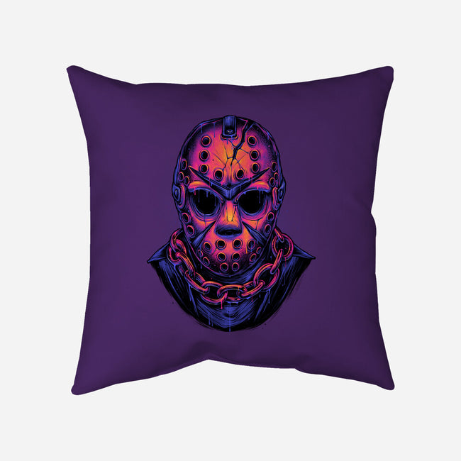 Glowing Camper-none removable cover throw pillow-glitchygorilla