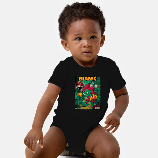 Blanic The Beast-baby basic onesie-Bruno Mota
