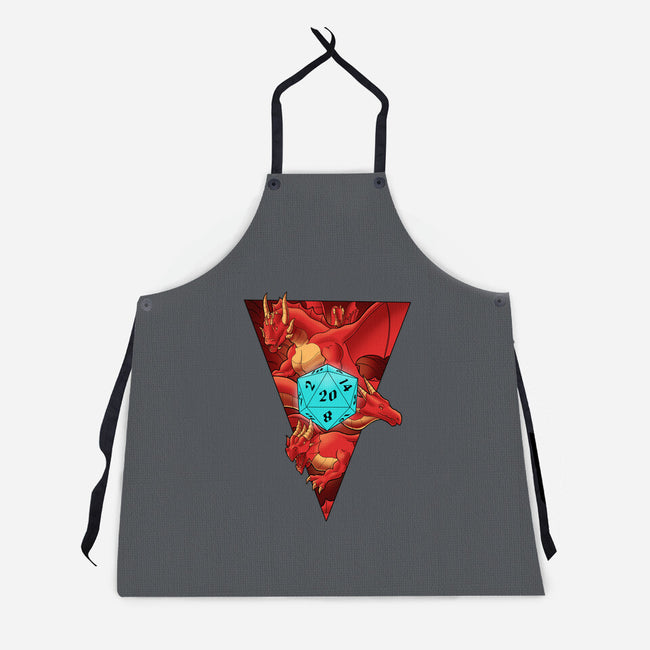 Dragon Dice-unisex kitchen apron-FunkVampire