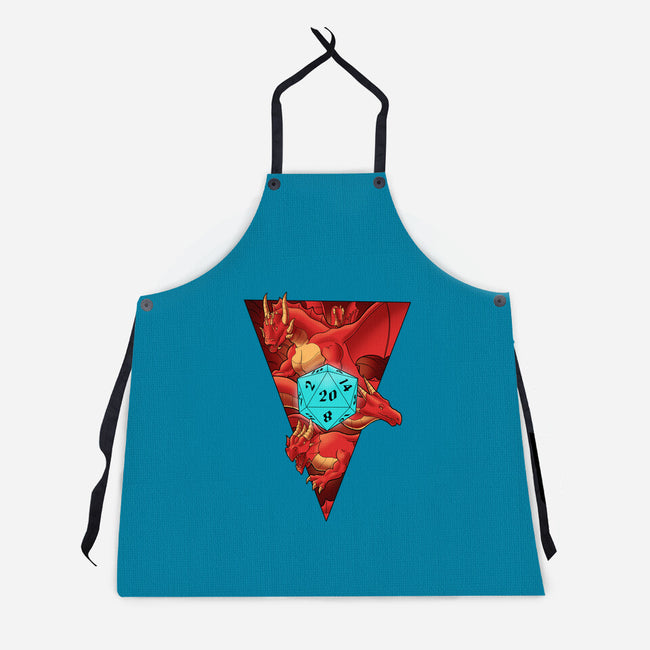 Dragon Dice-unisex kitchen apron-FunkVampire