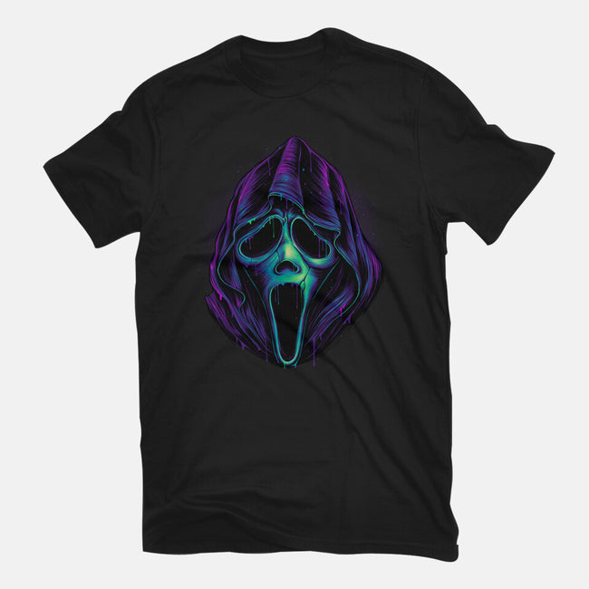 Glowing Ghost-womens fitted tee-glitchygorilla
