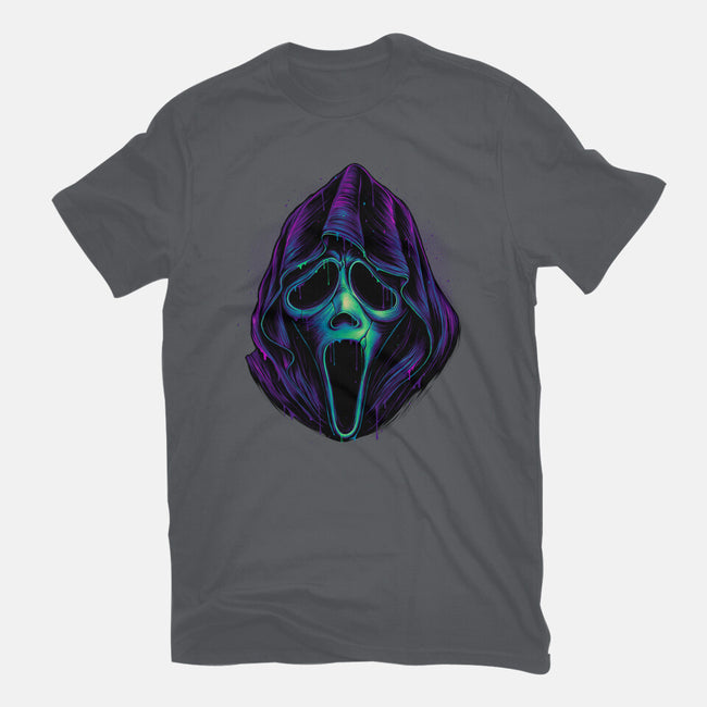 Glowing Ghost-womens fitted tee-glitchygorilla