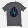 Glowing Ghost-womens fitted tee-glitchygorilla