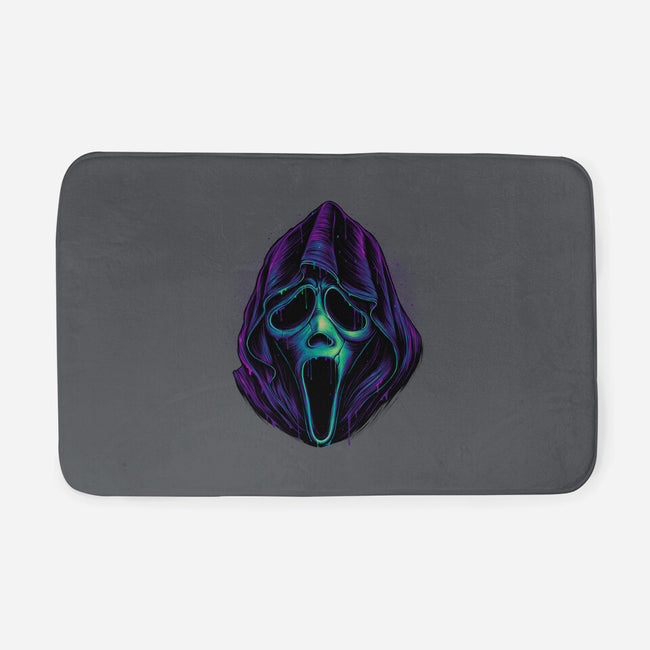 Glowing Ghost-none memory foam bath mat-glitchygorilla