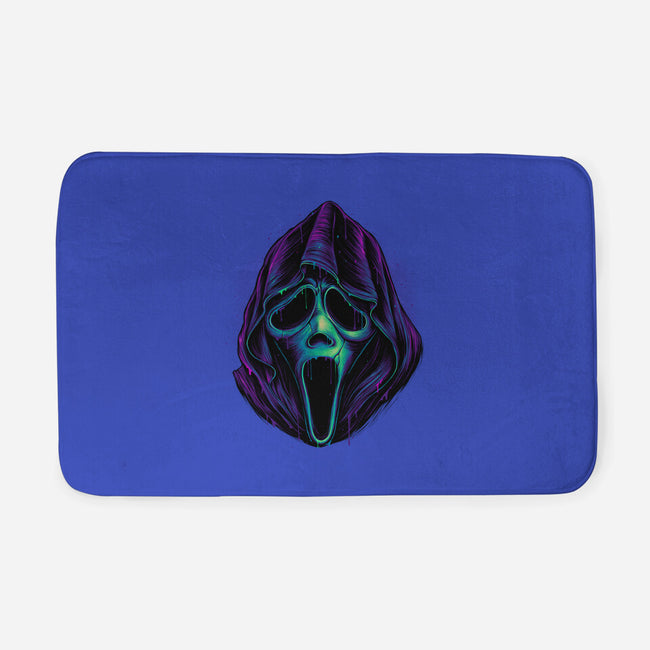 Glowing Ghost-none memory foam bath mat-glitchygorilla