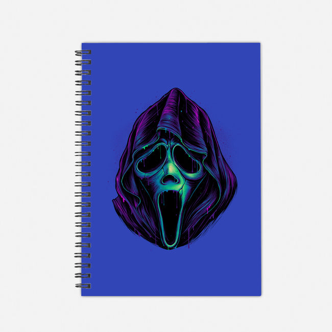 Glowing Ghost-none dot grid notebook-glitchygorilla