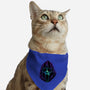 Glowing Ghost-cat adjustable pet collar-glitchygorilla
