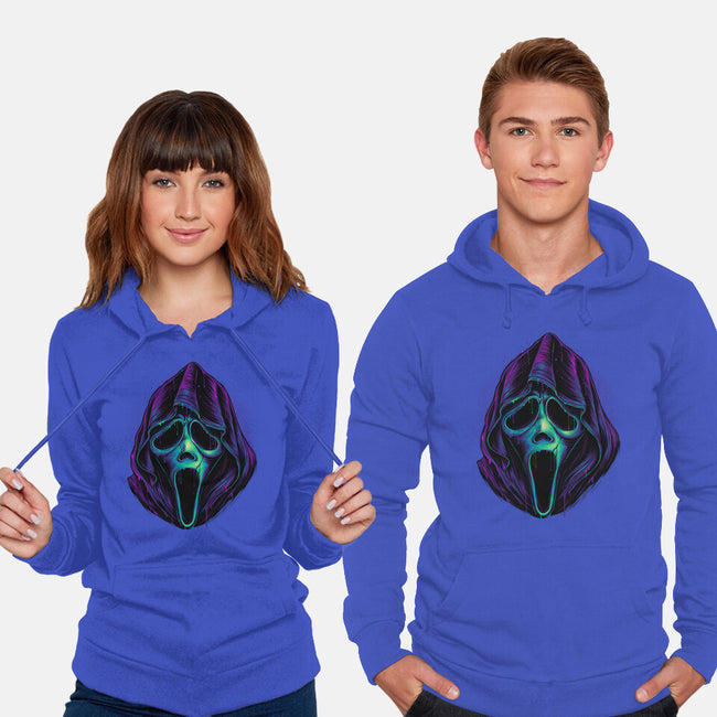 Glowing Ghost-unisex pullover sweatshirt-glitchygorilla