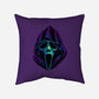 Glowing Ghost-none removable cover throw pillow-glitchygorilla