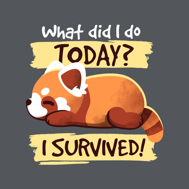 Survivor Red Panda-none adjustable tote-NemiMakeit