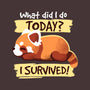 Survivor Red Panda-none polyester shower curtain-NemiMakeit