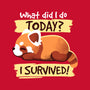 Survivor Red Panda-none drawstring bag-NemiMakeit
