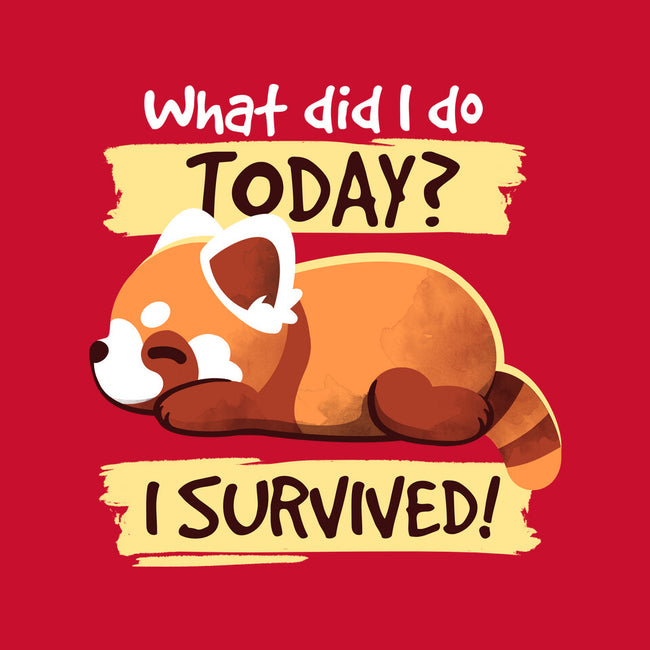 Survivor Red Panda-none zippered laptop sleeve-NemiMakeit
