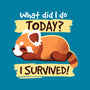 Survivor Red Panda-none drawstring bag-NemiMakeit