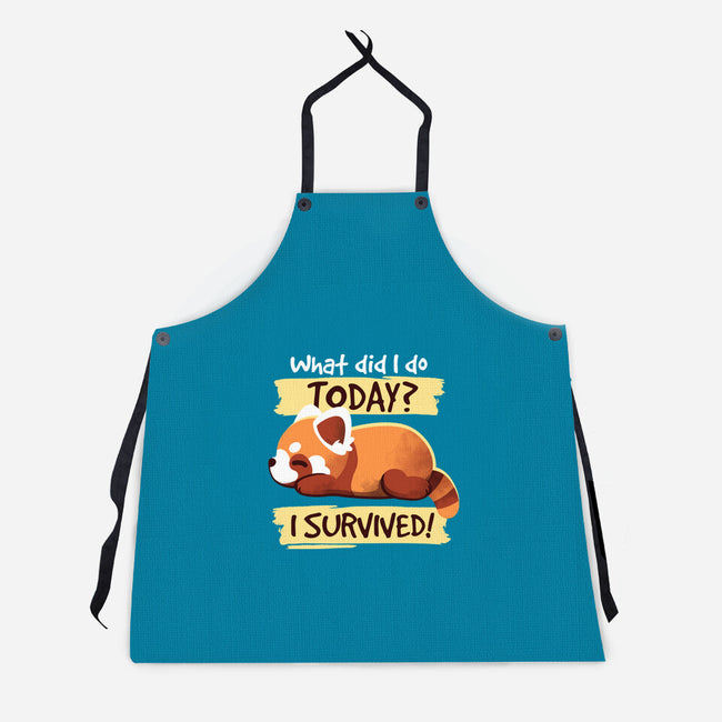 Survivor Red Panda-unisex kitchen apron-NemiMakeit